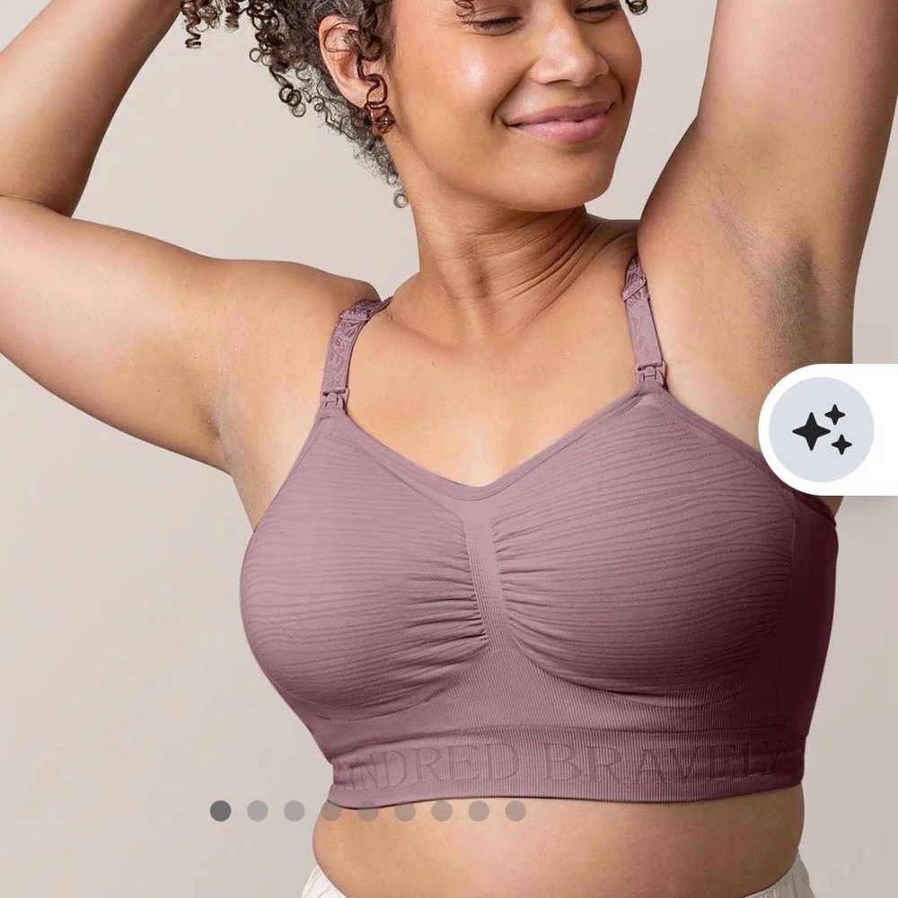 Mauve Kindred Bravely Sublime Hands-Free Pumping & Nursing Bra